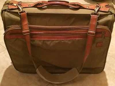 Vintage Hartmann Bi-fold Carrying Suitcase Nylon/Leather - Image 1 of 4