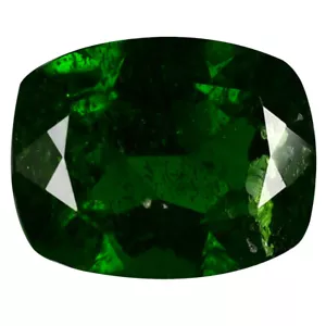 2,33 quilates corte cojín (9 x 7 mm) sin calentar/sin tratar diópsido cromado verde - Imagen 1 de 1