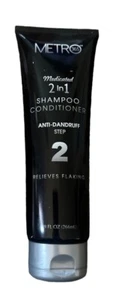 Metro Medicated 2 in 1 Shampoo Conditioner Anti Schuppen Schritt 2 9 Unzen 2er-Pack - Bild 1 von 1