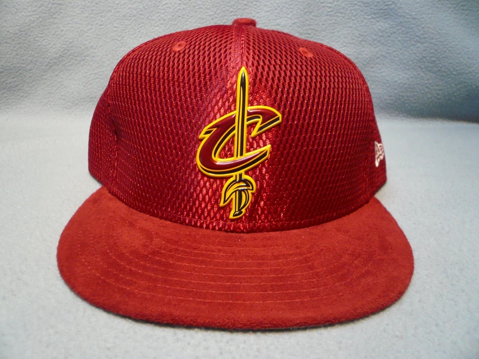 Cleveland Cavaliers Cavs Era 59fifty 3m Suede Fitted Hat Cap Size 7 3/4