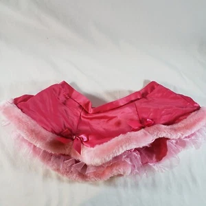 Gonna Babbo Natale Victoria's Secret Sexy Little Things rosa taglia unica pelliccia di Natale - Foto 1 di 5