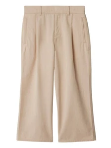 BURBERRY Toddler Boy's Cotton Blend Trouser Pants Size 4 YRS in Beige $290 - Picture 1 of 9