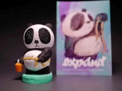 Cacooca Panda Think26 Expand Limited Resin Collection Figure Model H8CM(3.2in) - Image 1 of 4