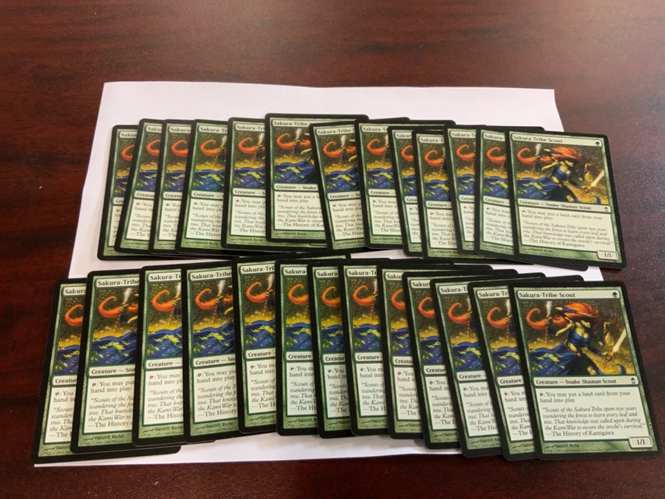 MTG Magic the Gathering Sakura-Tribe Scout (144/170) Saviors of Kamigawa x26 - Image 1 of 1