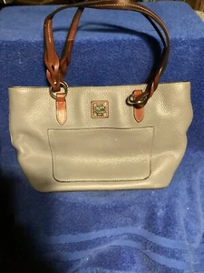 Dooney &Bourke , Lexington Pebble Grain , Twisted Strap, Tote Bag, Gray… - Picture 1 of 7