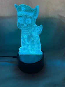 CREATIVE 3D VISUALIZATION LAMP, PAW PATROL CHASE - Picture 1 of 16
