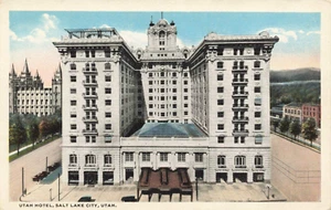 Postcard Utah Hotel Salt Lake City UT WB - Picture 1 of 2