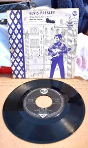 ELVIS - O SOLE MIO (IT'S NOW OR NEVER) MAKE ME KNOW IT - 1960 DENMARK 45 G+/VG+ - Picture 1 of 5