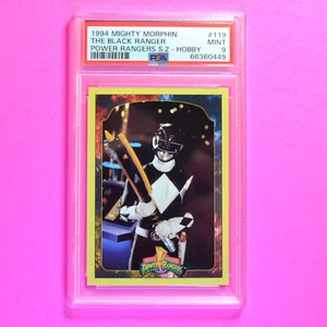 1994 Mighty Morphin Power Rangers Series 2 #119 The Black Rangers PSA 9 Mint - Picture 1 of 1