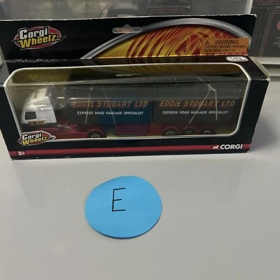 Corgi Wheelz TY86731 Eddie Stobart HGV Truck Volvo Skeletal Trailer Diecast - Image 1 of 4