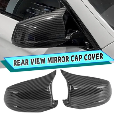 Tapa de cubierta de espejo retrovisor de puerta negro carbono 535i 550i para BMW Serie 5 F10 2011-2013 Foto 1 de 4