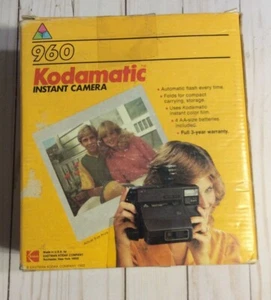 Vintage Kodak Kodamatic 960 Instant Camera Electronic Flash In Box Untested - Picture 1 of 6
