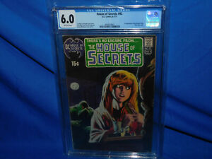 House of Secrets #92 CGC 6.0 W/ OW Pages DC 1971 1st Appearance of Swamp Thing