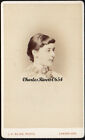 Cdv Portrait Lady Jewellery Victorian Antique Photo By Bliss Of Cambridge
