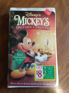 Disney’s Mickey’s Once Upon a Christmas Movie VHS Kassette versiegelt neu fabrikversiegelt - Bild 1 von 3