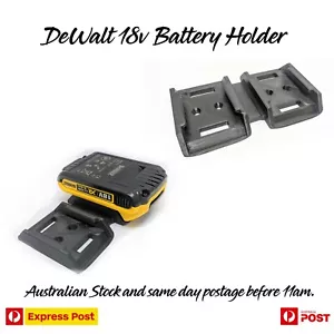 DeWalt 18v Doble - Doble Soporte de Batería - Montaje - Almacenamiento - Doble UV ESTABLE - Imagen 1 de 5