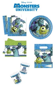 Vajilla Monsters University para fiesta, fiesta de cumpleaños decoración vajilla - Imagen 1 de 6
