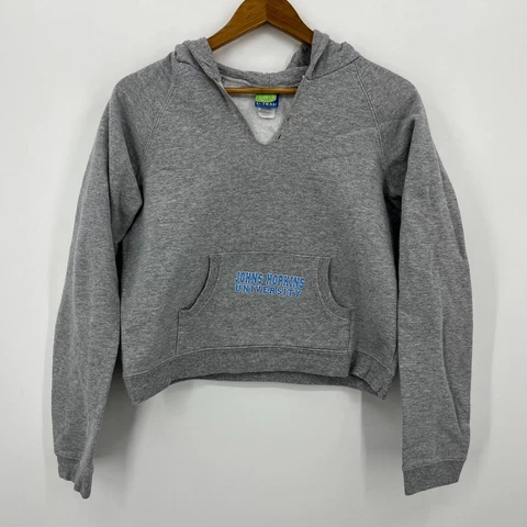 U-Trau Sweatshirt Women's S Gray John Hopkins University NCAA Cover