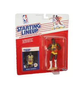 Starting Lineup Card Vintage Action Figure Magic Johnson Lakers 1988 New Sealed - Picture 1 of 3