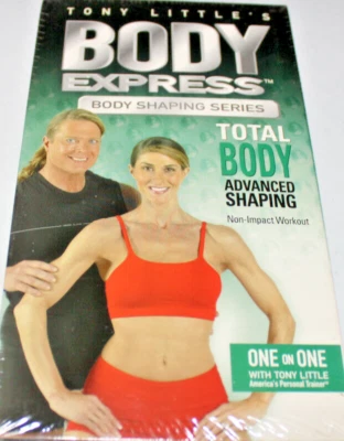 Tony Little's Body Express Total Body Advanced Shaping (New Sealed VHS 2003) - Image 1 of 2