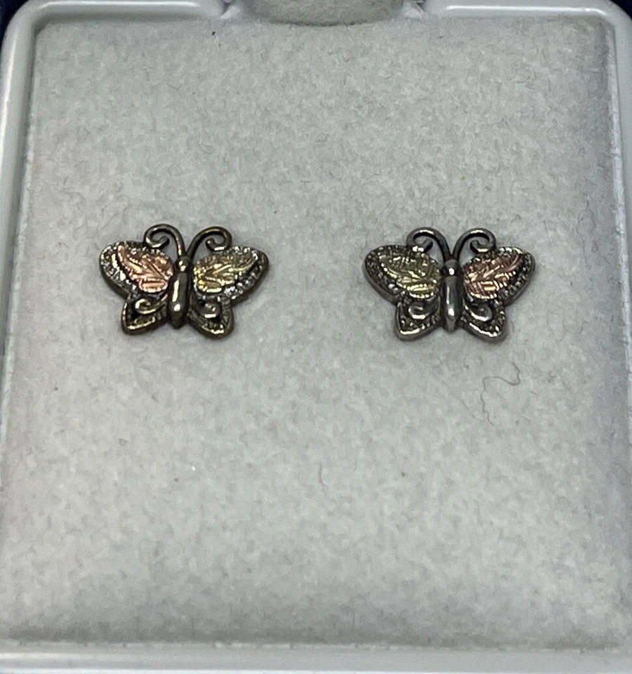 Finejewelers Sterling Silver Butterfly Post Earrings Qbh133t