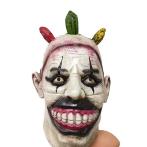 Halloween Twisty Clown American Horror Story Mens Costume Overhead Latex Mask - Picture 1 of 5