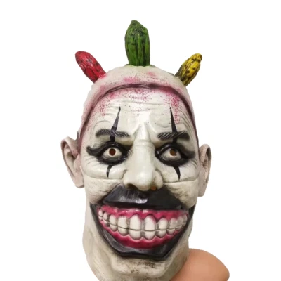 Halloween Twisty Clown American Horror Story Mens Costume Overhead Latex Mask - Image 1 of 4