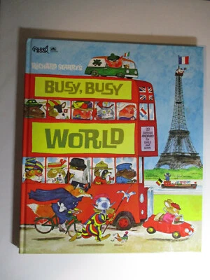 Richard Scarry's Busy Busy World, Big Golden Book, 1980s Edition? Foto 1 de 4