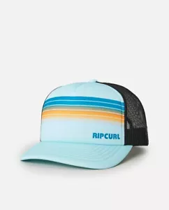 RIP CURL HERREN MESH TRUCKER CAP. WEEKENDER SURF BLAU DRUCKKNOPFLASCHE BASEBALLMÜTZE S25 - Bild 1 von 10