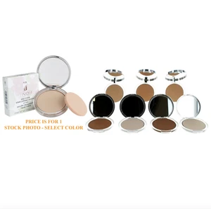 NUEVO EN CAJA CLINIQUE STAY-MATTE POLVO PRENSADO TRANSPARENTE SIN ACEITE 0,27 OZ - SELECCIONA TU COLOR - Imagen 1 de 3
