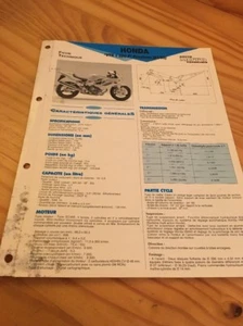 Honda VTR1000F VTR1000 F SC36 97/98 VTR 1000 Ficha Técnica Moto Rmt Stay - Imagen 1 de 1