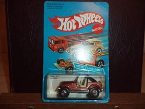 HOT WHEELSJEEP CJ-7 #3259 UNPUNCHED CARD VERY NICE CONDITION 1981 RELEASE - Picture 1 of 5