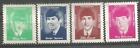 Beatles 1966 Germany Tour 4 francobolli originali d'epoca effigi dei 4 cantanti.