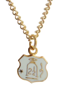 2 1/2 Stämme ausgeschnitten orange Orden Anhänger - Bild 1 von 2