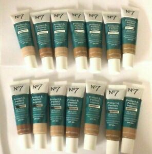 No7 Protect & Perfect INTENSE Advanced All In One Foundation SPF 50+ 30ml Choose