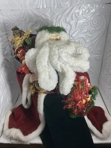 Grandeur Noel Collector's Edition Porzellan Weihnachtsmann Christbaumspitze - Bild 1 von 14