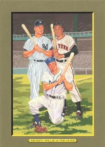 Mickey, Willie & The Duke Unsigned Perez Steele Great Moments Card #87 - Picture 1 of 1