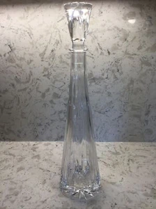 Vintage Block Poland Crystal Decanter 16” Tall w/Sticker & Etched on Bottom - Picture 1 of 7