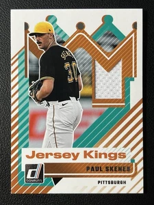 2025 Panini Donruss Paul Skenes Jersey Kings JK-PS Patch Pittsburgh Pirates - Picture 1 of 3