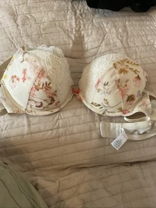 george entice bra 40C Pink Beige Underwired Padded See Description - Picture 1 of 3
