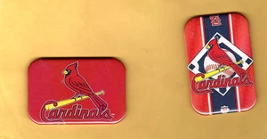 ST LOUIS  CARDINALS  LOGO    2 REFRIGERATOR MAGNET  2" X 3"  WITH ROUNDED CORNER - Picture 1 of 2