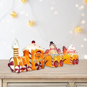 Gingerbread Christmas Decoration Home Decor for New Year Cabinet Countertop - Picture 1 of 5