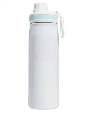 Botella de agua de metal Adidas 600 ML (20 oz) en blanco nueva Foto 1 de 4