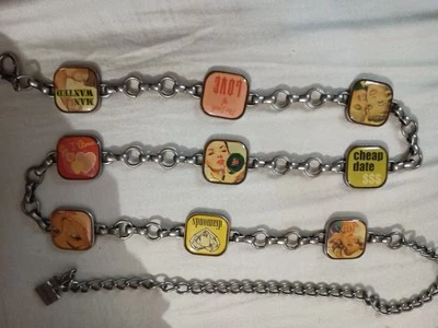 Vintage Ladies Chain Belt- Retro 50-60 Theme - Image 1 of 3