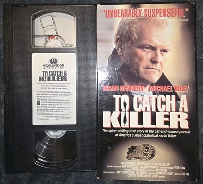 TO CATCH A KILLER (vhs, 1992) Brian Dennehy, Michael Riley. VG. Rare. True Story - Image 1 of 2