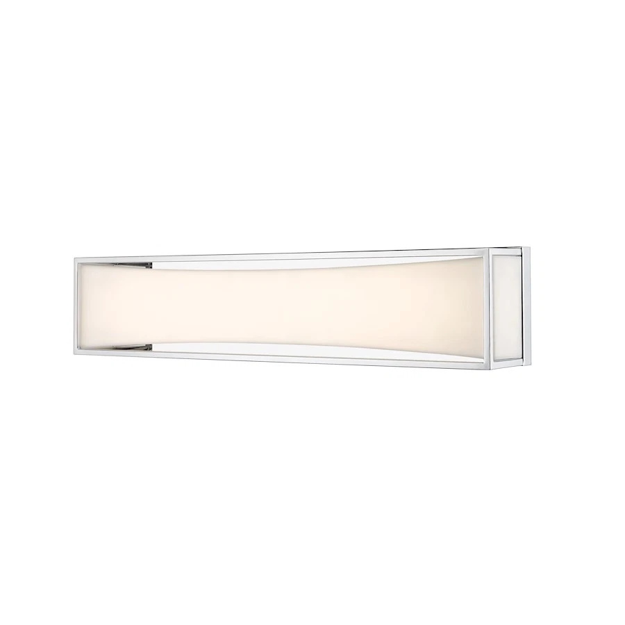 Tocador Z-Lite Baden 2 luces 24", cromo, blanco esmerilado - 1933-24CH-LED Foto 1 de 1