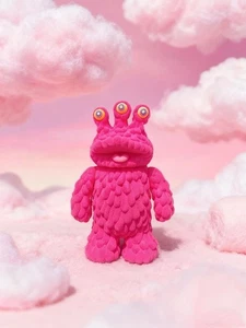 Fujisaki Takuma SOFUBI JOG PINK MAKEUP MOGOL ALIEN Figure FEDEX NEW - Picture 1 of 3