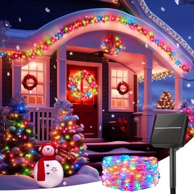 100-300 LED Christmas Solar Fairy String Lights Tree Garden For Xmas Party Decor - Image 1 of 4