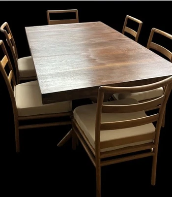 Diseño Robsjohn para Widdicomb. 6 sillas con mesa Foto 1 de 3