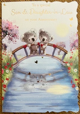 Wedding Anniversary card Son and Daughter-in-law (#PR147)